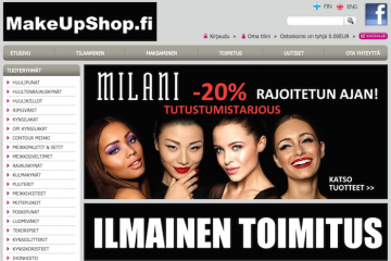 Makeupshop.fi alennuskoodi